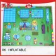 custom inflatable water playground multichannel good quality for seaside 1