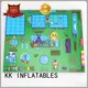 KK INFLATABLE multichannel slide inflatable floating water park factory direct for water park1 1