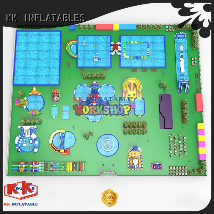 KK INFLATABLE rainbow inflatable theme park manufacturer for amusement park 1
