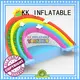 KK INFLATABLE rainbow inflatable water playground good quality for amusement park 1