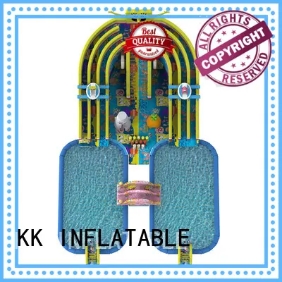 KK INFLATABLE slide pool combination inflatable theme park manufacturer for amusement park 1