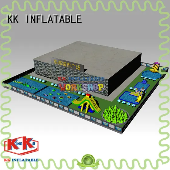 KK INFLATABLE multichannel inflatable theme playground supplier for seaside 1