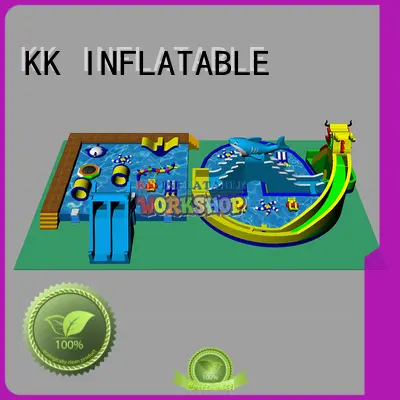 KK INFLATABLE durable inflatable theme park manufacturer for seaside 1