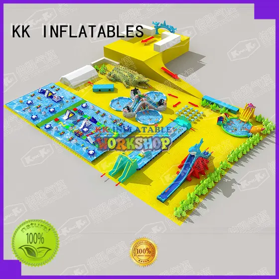 KK INFLATABLE amazing inflatable floating water park supplier for water park 1