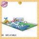 large inflatable theme park slide pool combination supplier for seaside 1