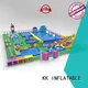 commercial water inflatables multichannel slide manufacturer for swimming pool 1