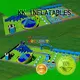 durable inflatable water playground slide pool combination good quality for amusement park 1