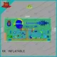 KK INFLATABLE multichannel slide water inflatables manufacturer for beach seaside 1