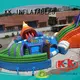KK INFLATABLE animal model inflatable floating water park wholesale for swimming pool 1