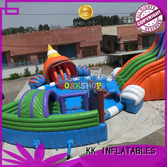 large inflatable theme playground cartoon good quality for seaside 1