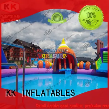 KK INFLATABLE tall water inflatables factory direct for swimming pool 1