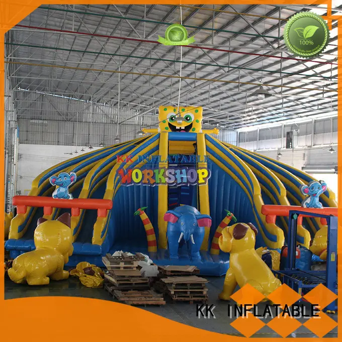 KK INFLATABLE colorful inflatable floating water park factory direct for beach seaside 1