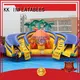 KK INFLATABLE rainbow inflatable water playground supplier for beach1 1