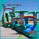 colorful inflatable floating water park multichannel slide manufacturer for paradise 1