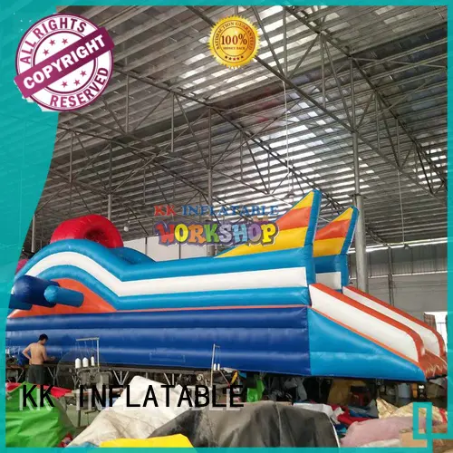 hot selling inflatable water playground slide pool combination factory price for seaside 1