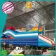 hot selling inflatable water playground slide pool combination factory price for seaside 1