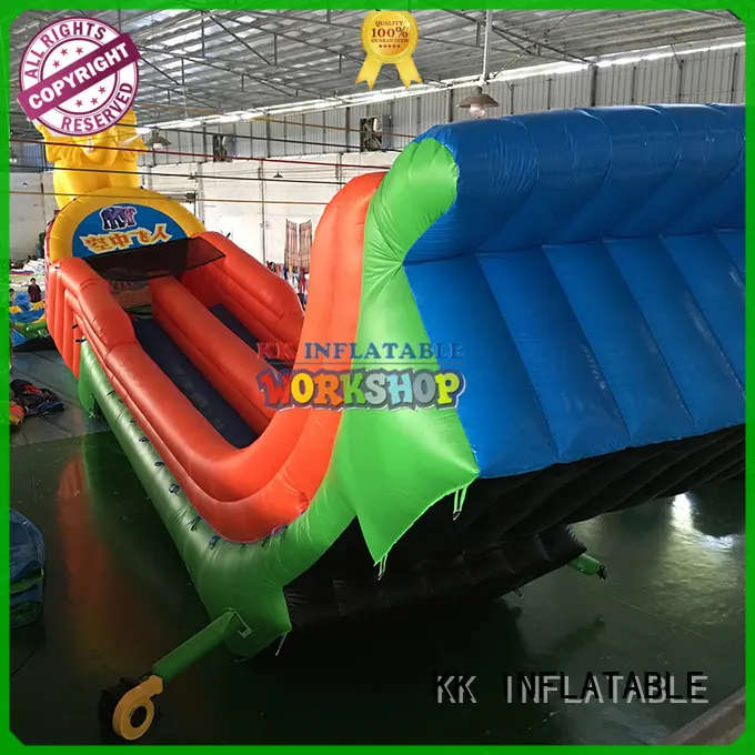 KK INFLATABLE blue inflatable theme park manufacturer for beach 1