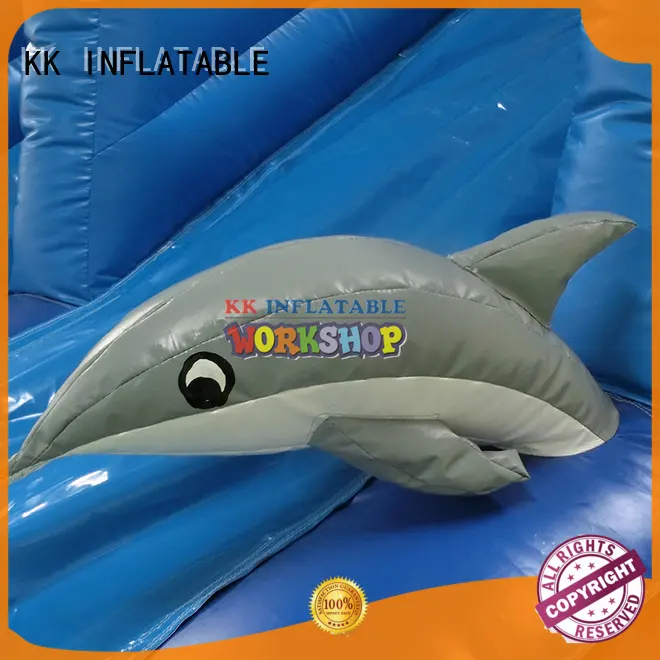 environmentally blow up water slide long free sample for playground 1