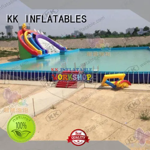 hot selling inflatable water parks rainbow animal modelling for children 1