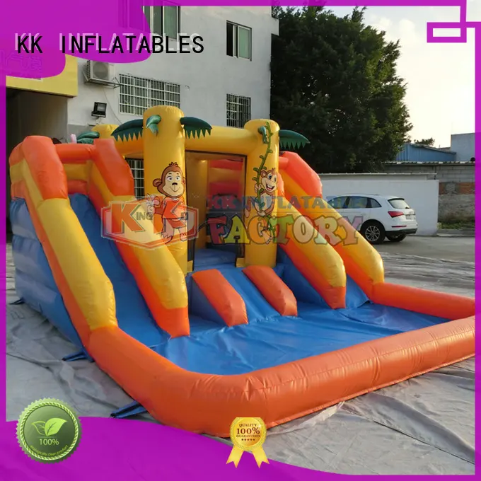 large inflatable theme playground blue animal modelling for paradise 1
