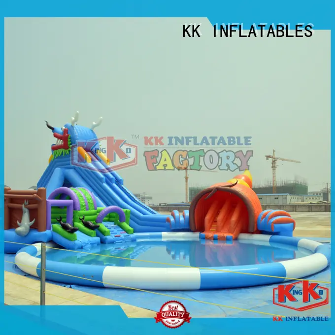 KK INFLATABLE multichannel inflatable water parks good quality for amusement park 1