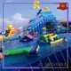 KK INFLATABLE slide pool combination inflatable theme park factory price for amusement park 1