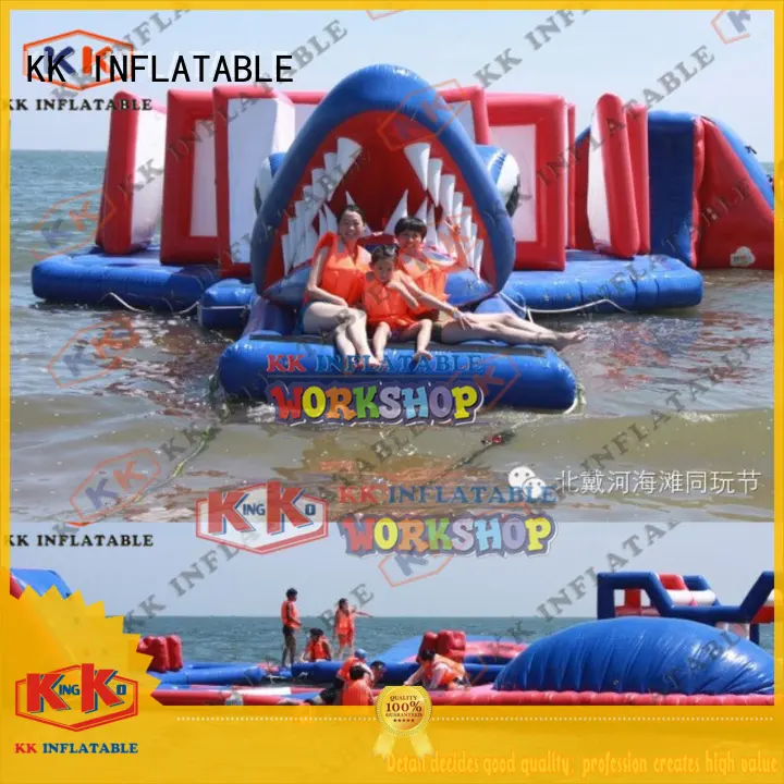 colorful inflatable floating water park tall factory direct for water park 1