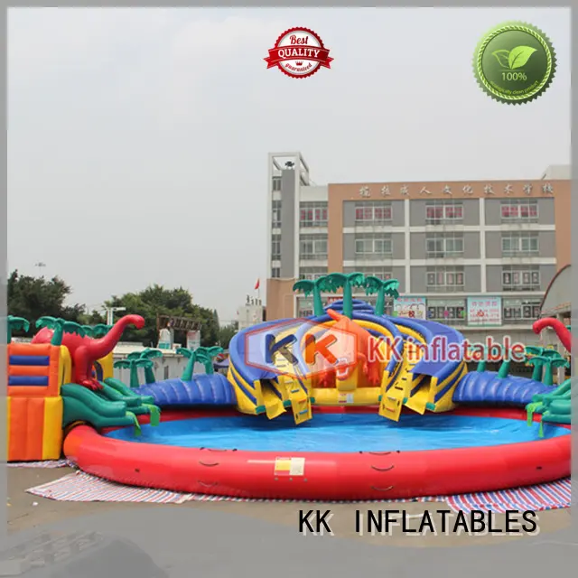 custom inflatable water playground dinosaur good quality for seaside 1