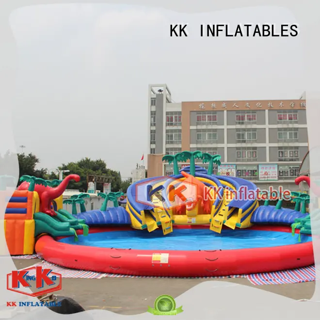 durable inflatable theme playground dinosaur animal modelling for beach 1