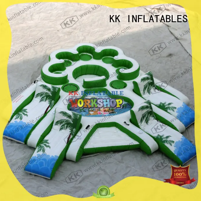 hot selling inflatable water playground rainbow good quality for amusement park 1