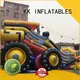 KK INFLATABLE slide pool kids water slide colorful for exhibition 1