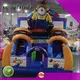 KK INFLATABLE fire truck shape inflatable slide various styles for playground 1