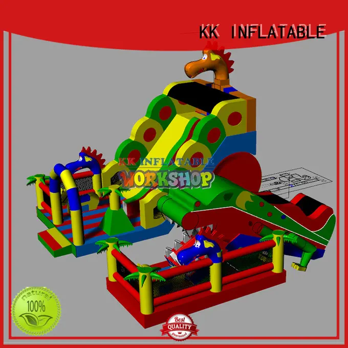 KK INFLATABLE slide pool inflatable playground supplier for amusement park 1