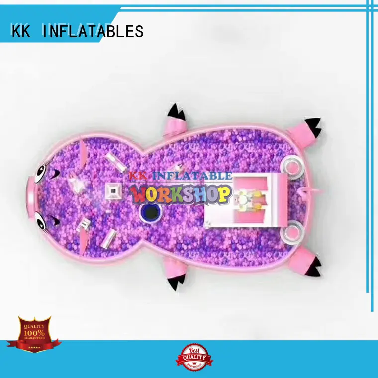 hot selling blow up water slide transparent pig manufacturer for swimming pool 1