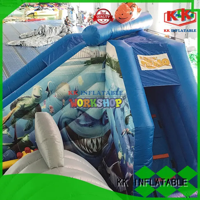KK INFLATABLE transparent inflatable bouncy wholesale for playground 1