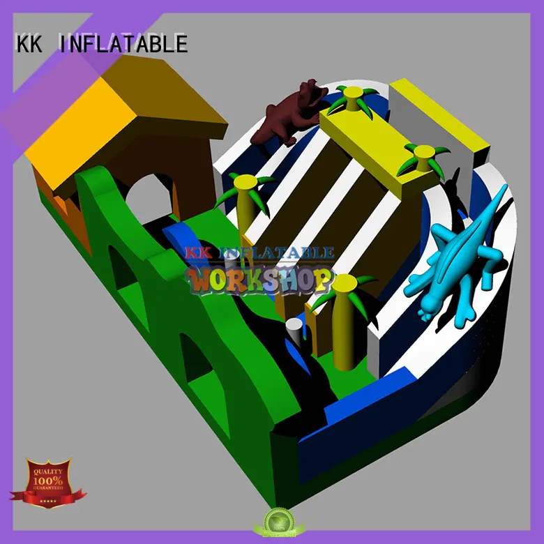 KK INFLATABLE portable inflatable playground supplier for amusement park 1