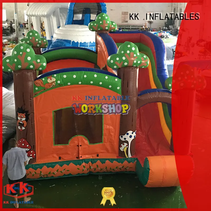 KK INFLATABLE pvc inflatable bouncy supplier for amusement park 1