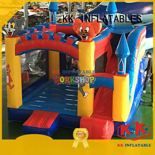 KK INFLATABLE trampoline party jumpers manufacturer for outdoor activity 1
