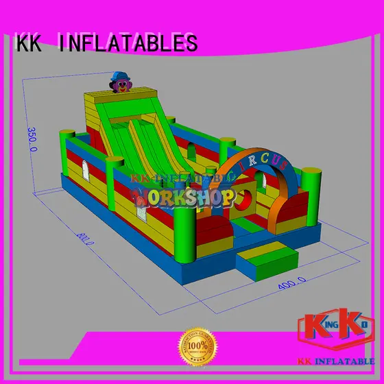 KK INFLATABLE funny inflatable slide colorful for paradise 1