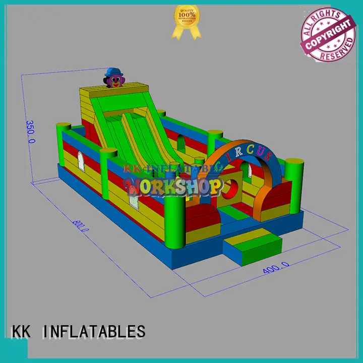 KK INFLATABLE fire truck party jumpers supplier for outdoor activity 1