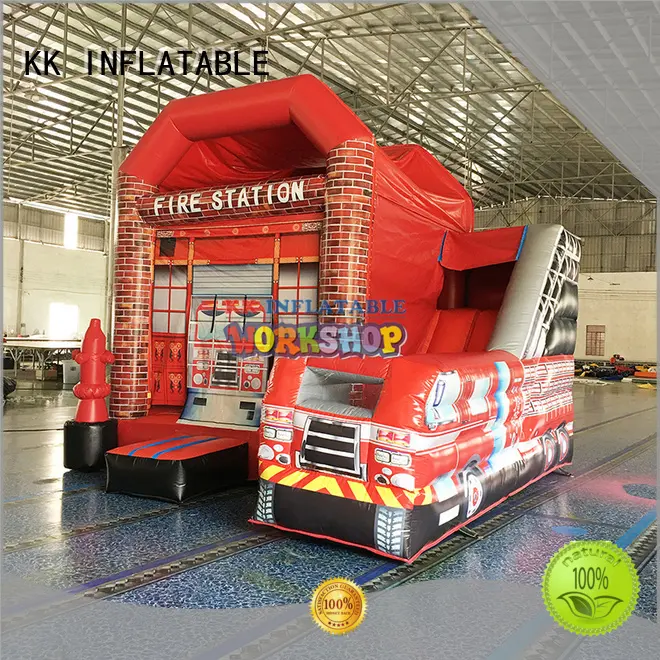 KK INFLATABLE funny blow up water slide manufacturer for paradise 1
