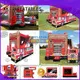KK INFLATABLE fire truck moon bounce supplier for outdoor activity 1