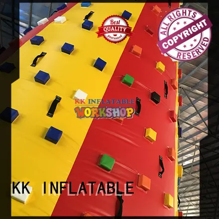 KK INFLATABLE multistandard kids climbing wall supplier for for amusement park 1