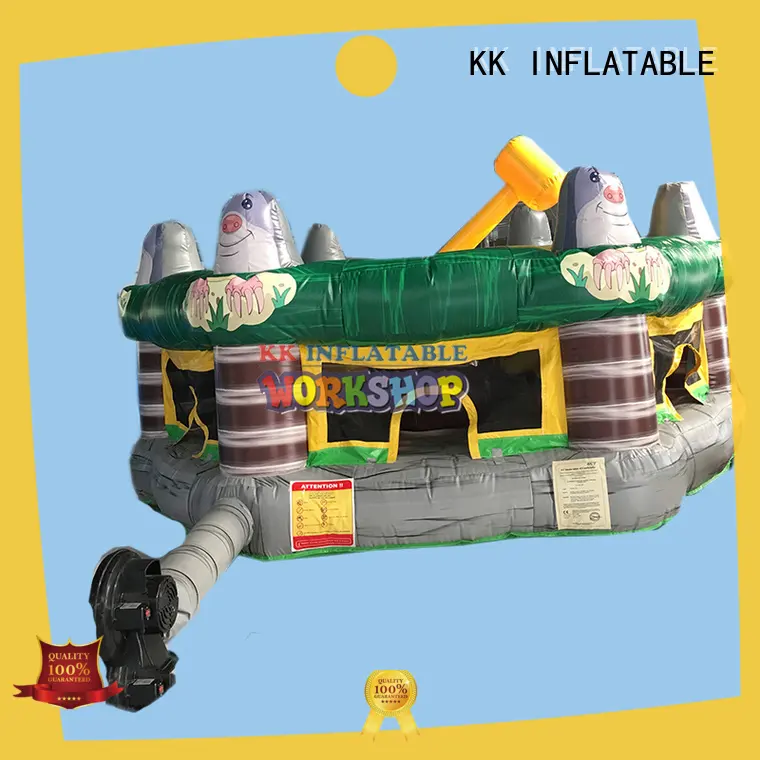 KK INFLATABLE quality kids climbing wall factory direct for for amusement park 1