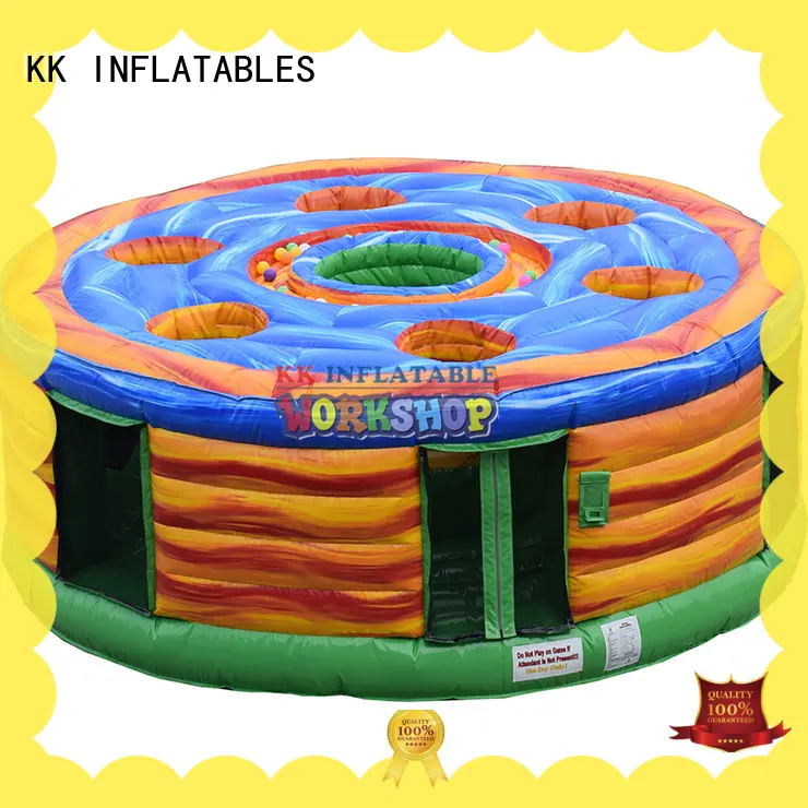 KK INFLATABLE portable kids climbing wall supplier for for amusement park 1