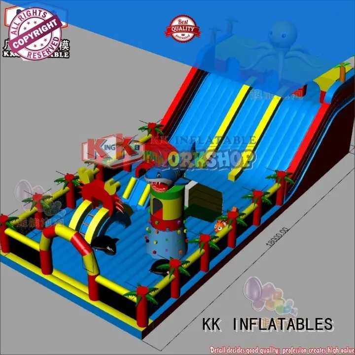 KK INFLATABLE tarpaulin inflatable playground various styles for playground 1