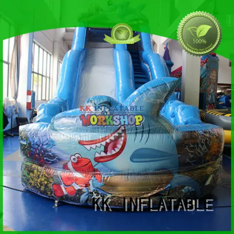 KK INFLATABLE customized big water slides various styles for paradise 1