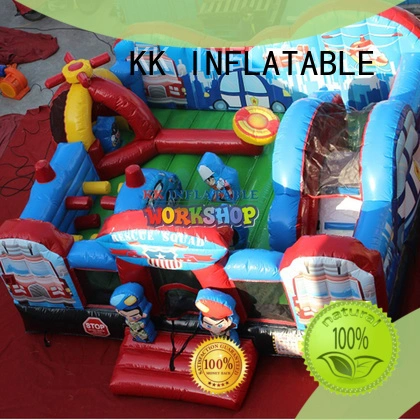 KK INFLATABLE funny obstacle course for kids supplier for adventure 1