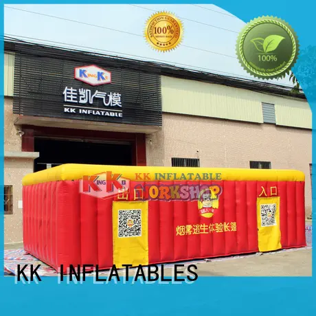 KK INFLATABLE crocodile style pump up tent factory price for advertising 1