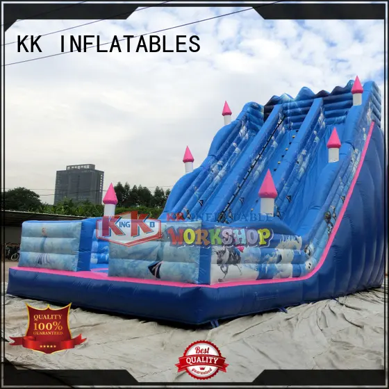 KK INFLATABLE transparent pig inflatable slide supplier for paradise 1